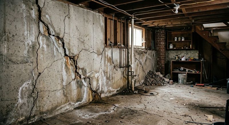Basement Crack Repair in Naugatuck, CT