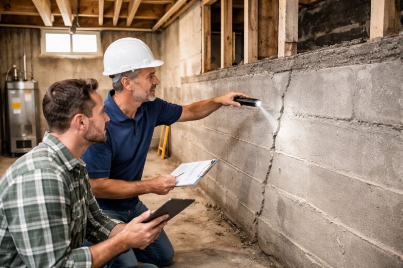 Basement Crack Repair in Naugatuck, CT