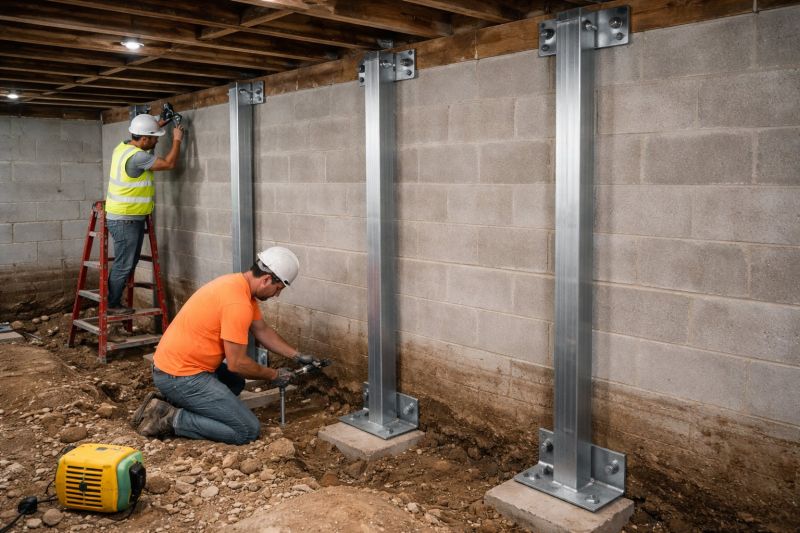 Basement Stabilization in Naugatuck, CT