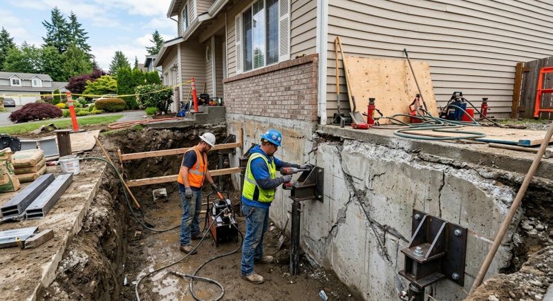 Building Foundation Repair in Bethany, CT