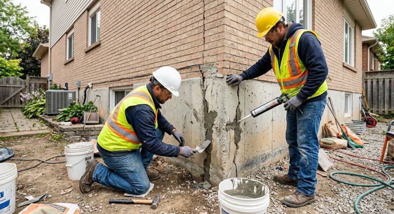 Building Foundation Repair in Branford, CT