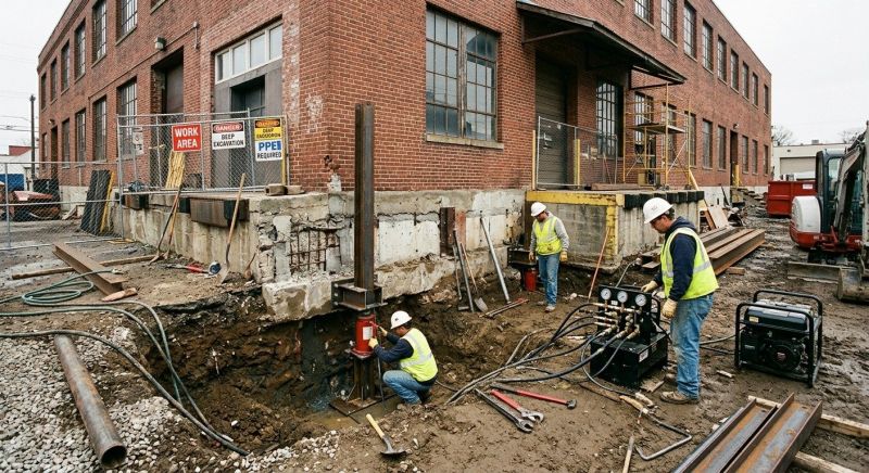 Building Foundation Repair in North Branford, CT