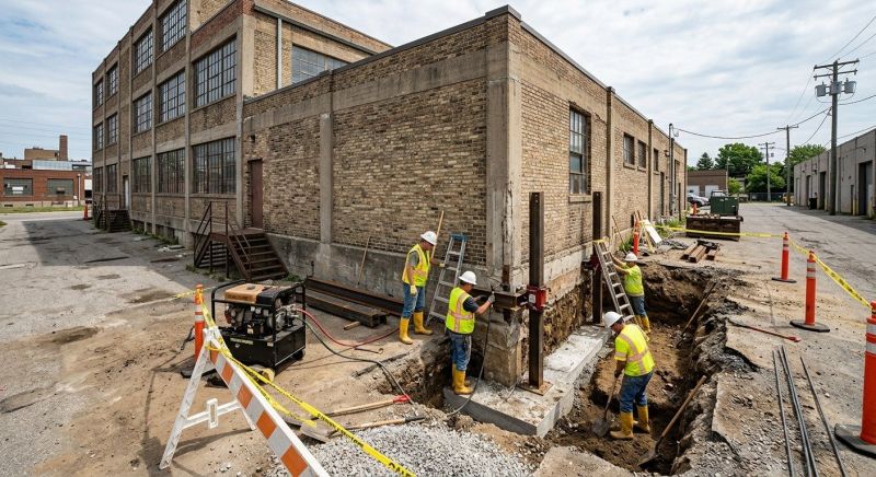 Building Foundation Repair in Orange, CT