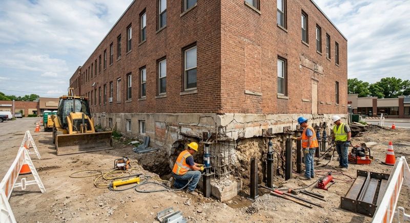 Commercial Foundation Repair in Naugatuck, CT