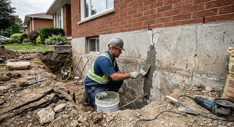 Concrete Foundation Repair in New Hartford, CT