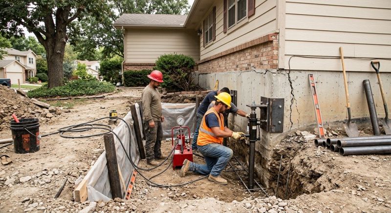 Cracked Foundation Repair in Newtown, CT