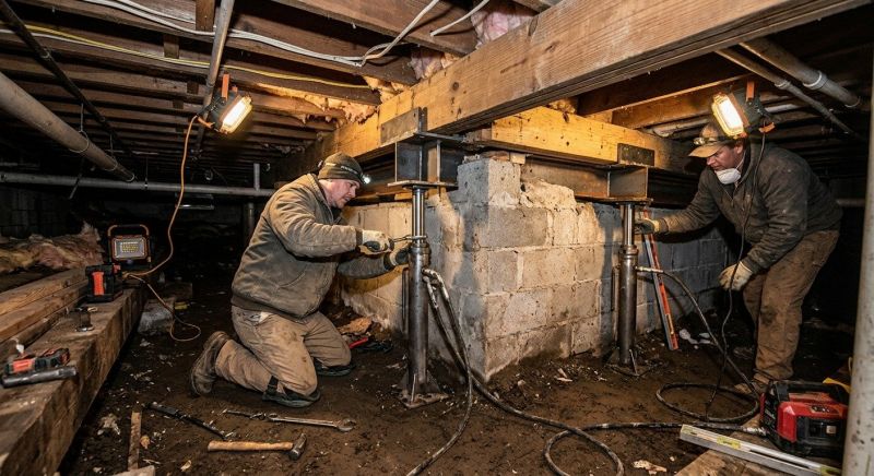 Crawlspace Foundation Repair in Middletown, CT