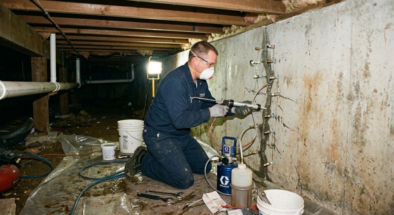 Crawlspace Foundation Repair in Roxbury, CT