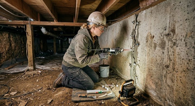 Crawlspace Repair in Naugatuck, CT