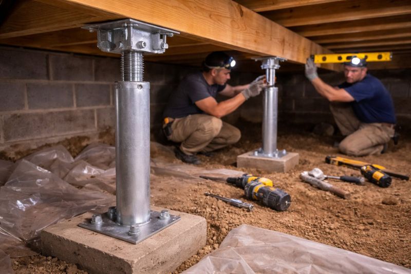 Crawlspace Structural Repair in Naugatuck, CT