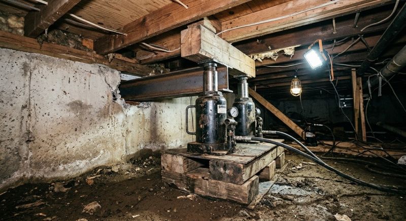 Foundation Jacking in Branford, CT