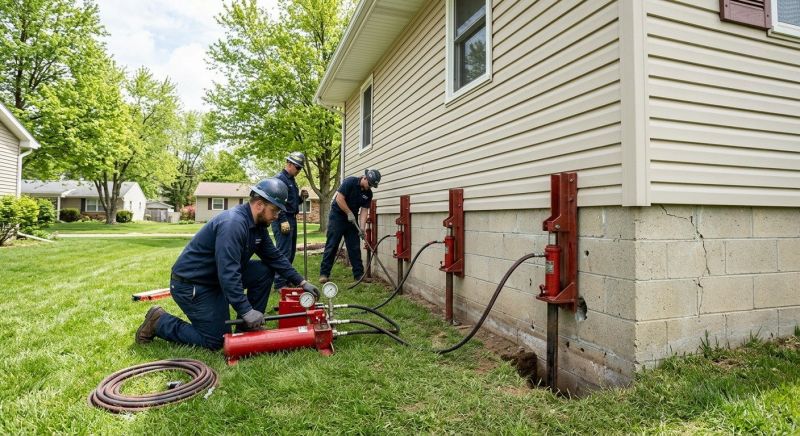 Foundation Jacking in Easton, CT