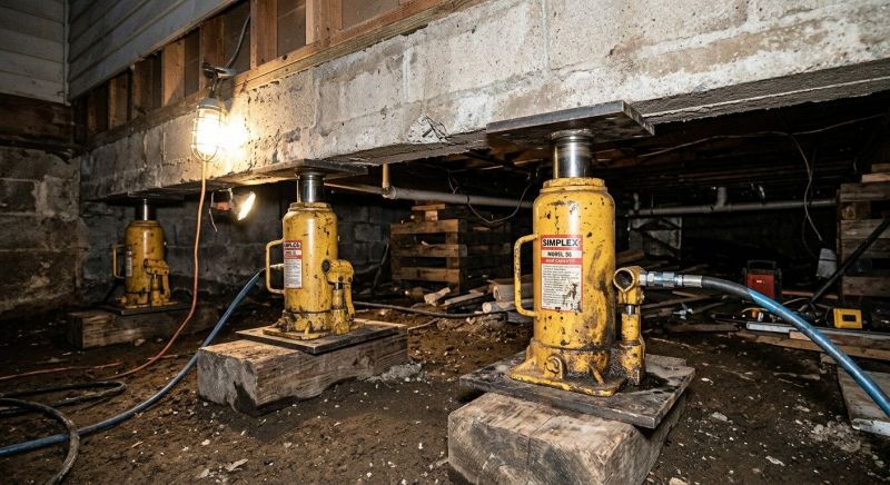 Foundation Jacking in Middletown, CT