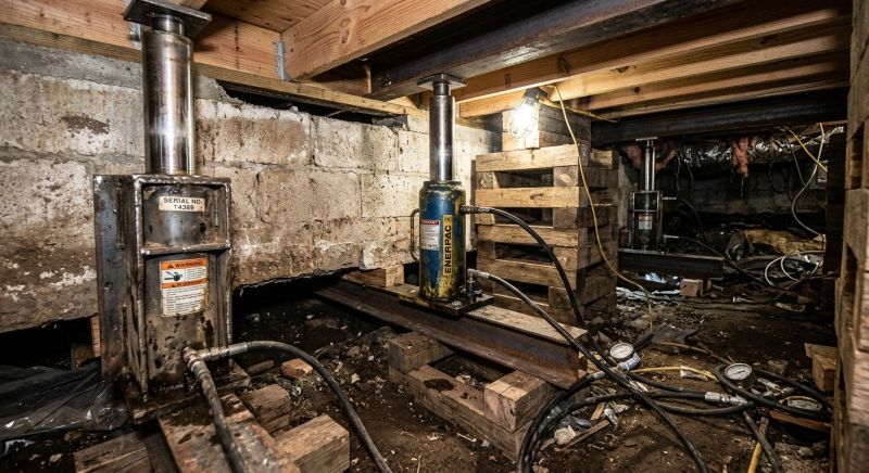 Foundation Jacking in Milford, CT