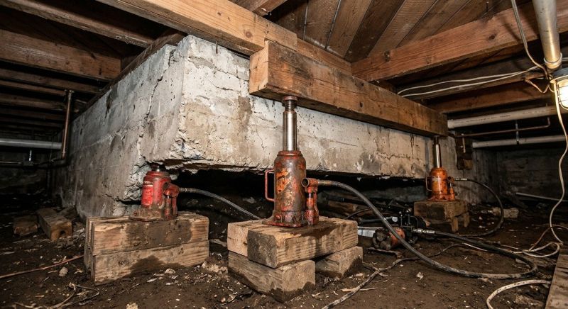 Foundation Jacking in Newtown, CT