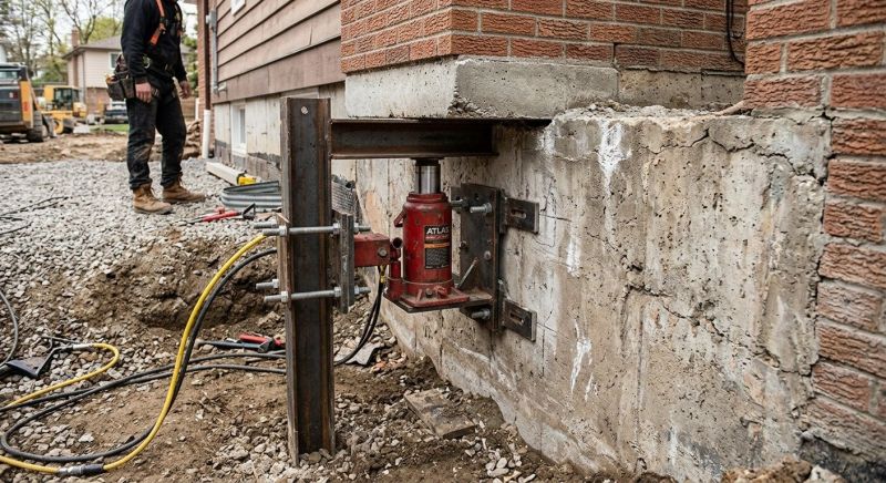 Foundation Jacking in Sandy Hook, CT