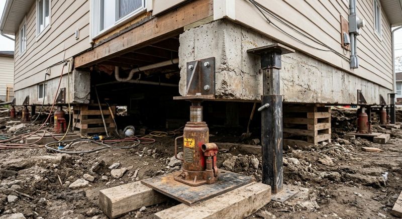 Foundation Lifting in New Britain, CT