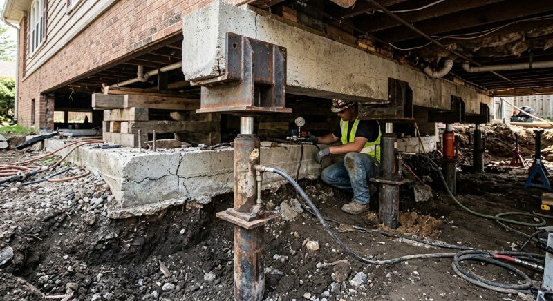 Foundation Lifting in Redding, CT