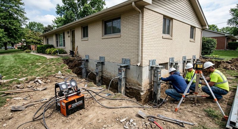 Foundation Pier Leveling in Naugatuck, CT