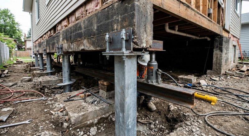 Foundation Raising in Berlin, CT