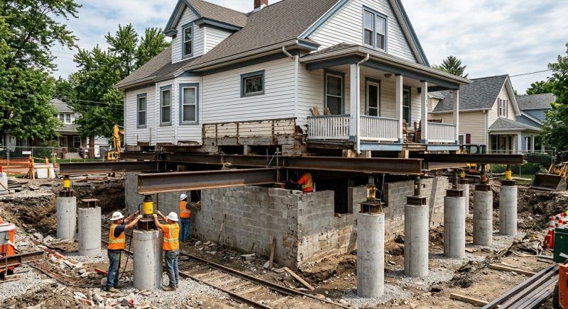 Foundation Raising in Derby, CT
