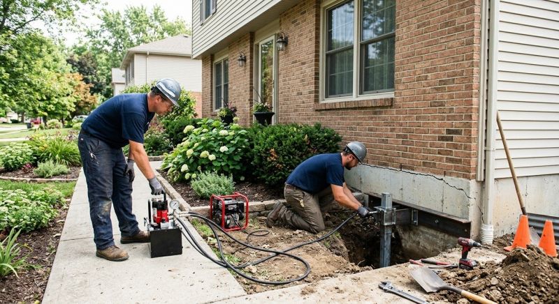 Foundation Raising in Oxford, CT