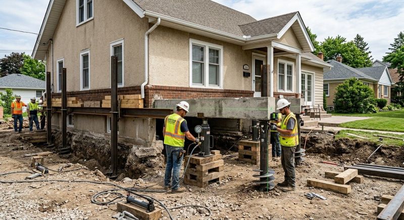 Foundation Releveling in Naugatuck, CT