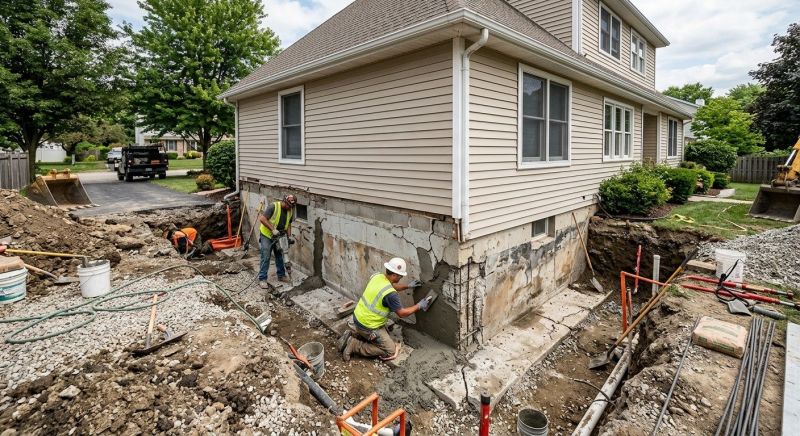 Foundation Restoration in Naugatuck, CT