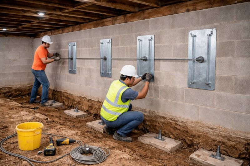 Foundation Stabilizing in Brookfield, CT