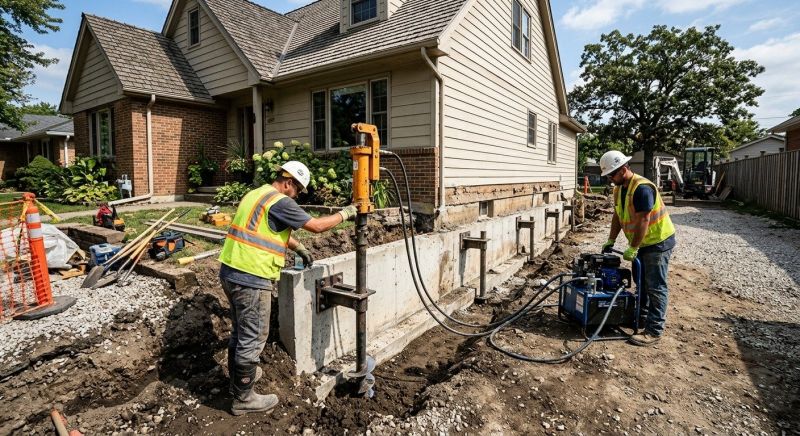 Foundation Stabilizing in Naugatuck, CT