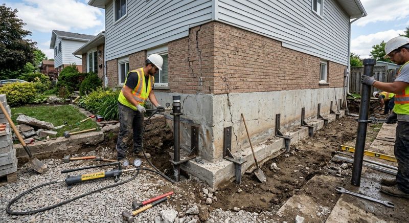 Foundation Stabilizing in Middlebury, CT