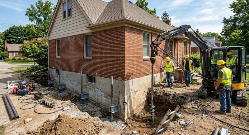 Foundation Stabilizing in Redding, CT