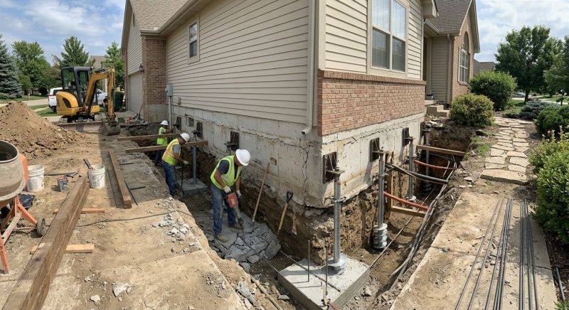 Foundation Underpinning in Naugatuck, CT