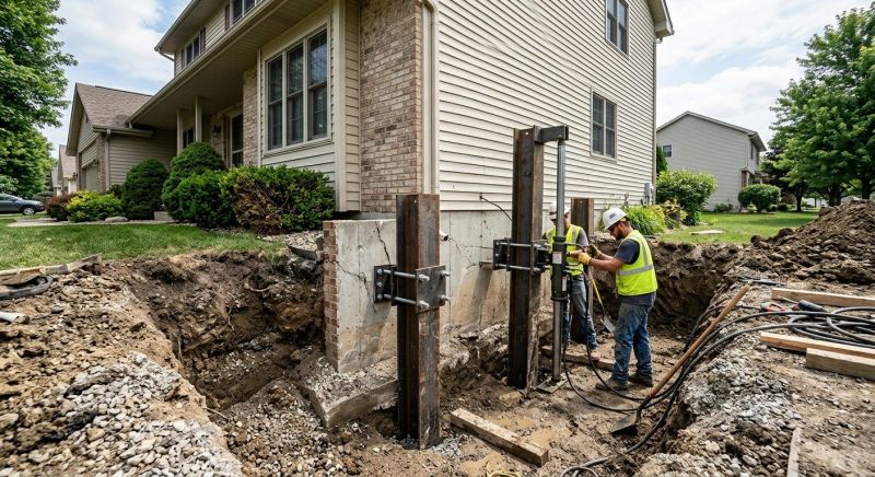 Foundation Underpinning in Naugatuck, CT