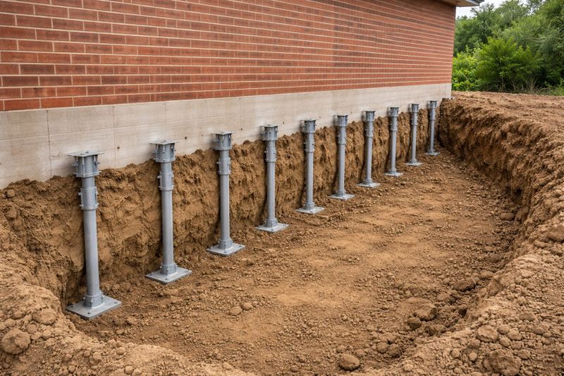 Helical Piers Installation in Naugatuck, CT