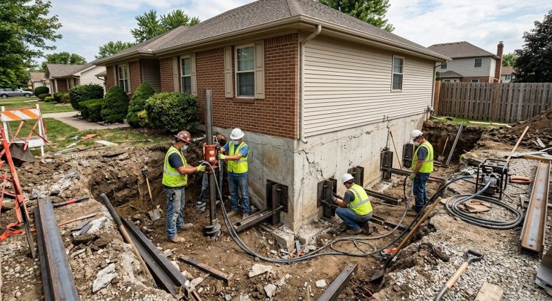 House Foundation Repair in Orange, CT
