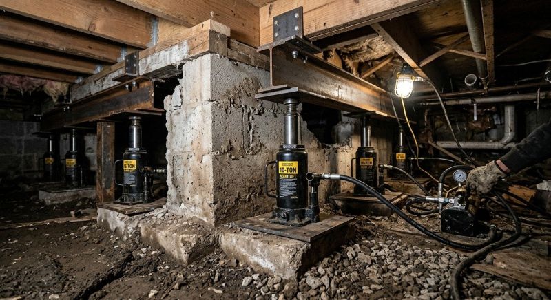 House Leveling in Brookfield, CT