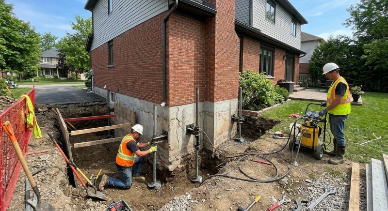 House Underpinning in Naugatuck, CT