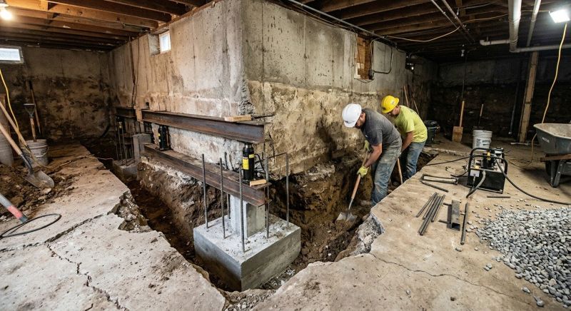 House Underpinning in Naugatuck, CT