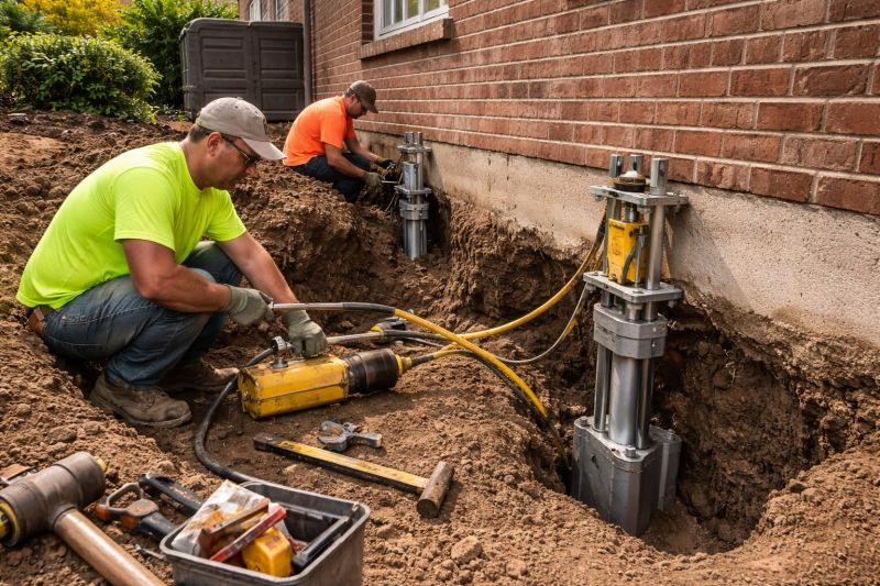 Settling Foundation Service in Durham, CT