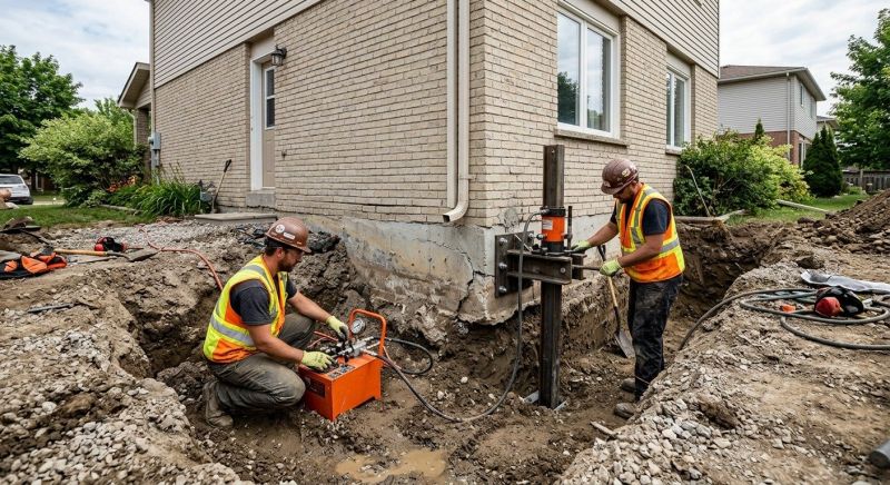 Sinking Foundation Lifting in Naugatuck, CT