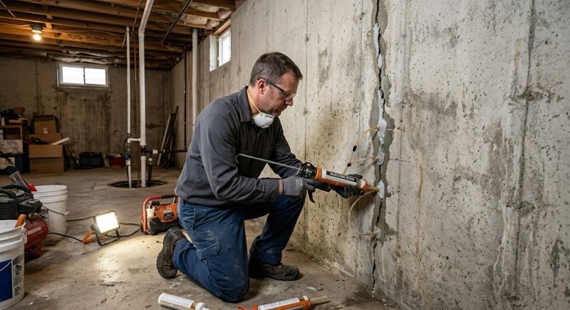 Structural Crack Repair in Naugatuck, CT