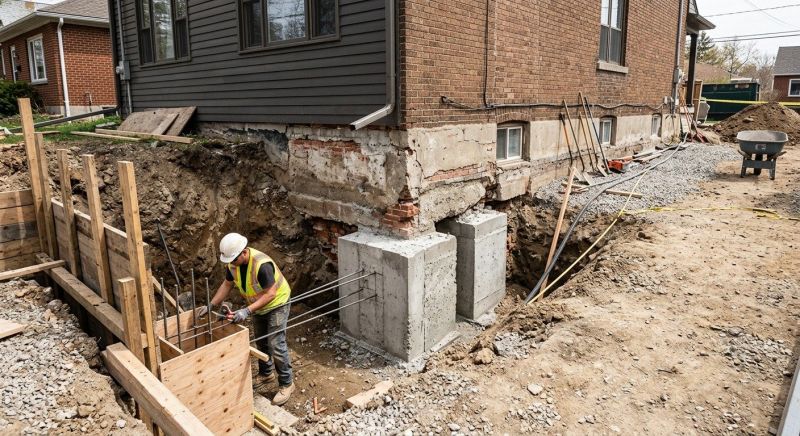 Structural Underpinning in Naugatuck, CT