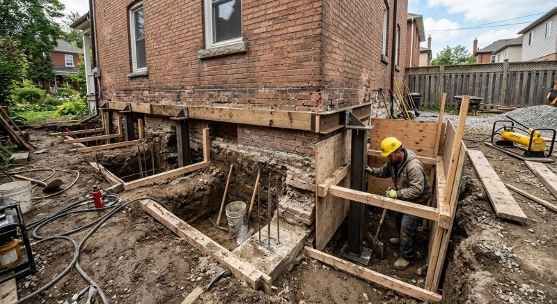 Structural Underpinning in Naugatuck, CT