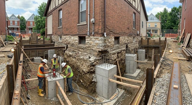 Structural Underpinning in Naugatuck, CT